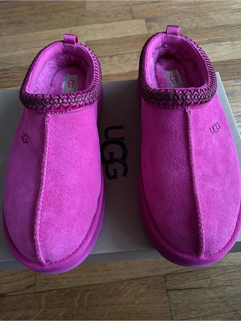 UGG Kids Hot Pink Slip-On Clog
